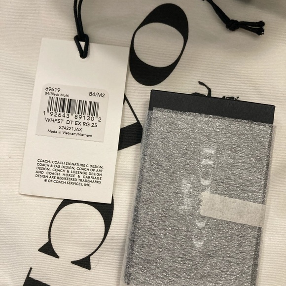 SOLD Coach Black/Ink Exotic Whipstitch Rogue 25 Style No. 69619 - Picture 13 of 15